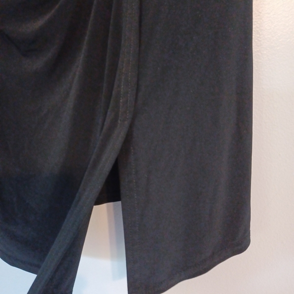 Joseph Ribkoff Black Ruched Buttoned Tunic Womens Size 10 Bikercore Matrix - Picture 3 of 7